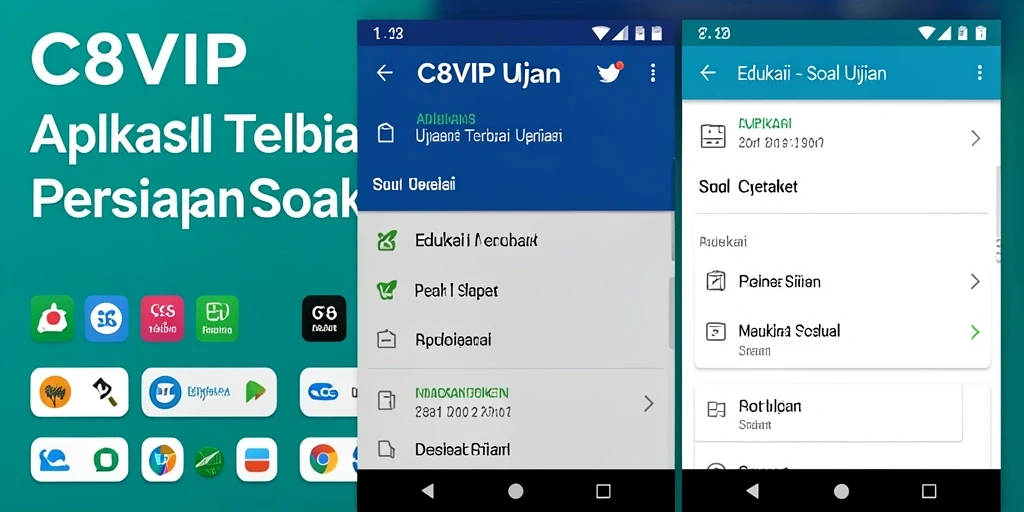 Antarmuka C8VIP yang sederhana dan berfungsi untuk belajar.