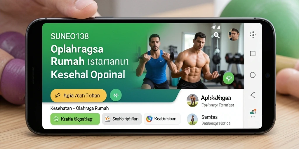 Tampilan antarmuka aplikasi SUNEO138 untuk olahraga rumah yang praktis.